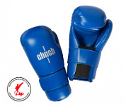 Перчатки полуконтакт Clinch Semi Contact Gloves Kick синий