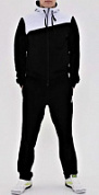 Костюм спорт мужской Aqama Club cotton suit  х/б A112122/2600 т.синий/белый