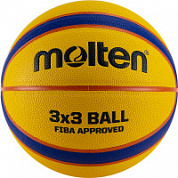Мяч баскетбольный MOLTEN B33T5000  р.6 FIBA Appr 12 пан., комп.кожа, бут. кам., нейл. корд, желто-си