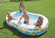 Бассейн надувной овальный "Swim center™ seashore pool", 262х160х46см