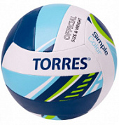 Мяч волейбольный TORRES Simple Color арт.V323115 р.5 синт.кожа ТПУ, клееный