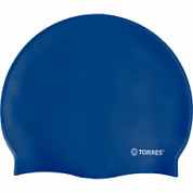 Шапочка д/плав TORRES Flat SW12201BL силикон синий