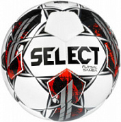 Мяч футзальный SELECT Futsal Samba v22, 1063460009, р.4,FIFA Basic, 32 п, ТПУ, руч.сш, бел-кр-черн