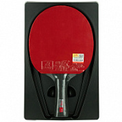 Ракетка н/т DOUBLE FISH Black Carbon King Racket 3***, профессиональная, ITTF Approved