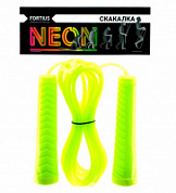 Скакалка 3 м Fortius Neon желтая