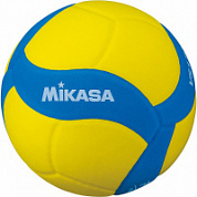 Мяч волейбольный MIKASA VS170W-Y-BL р.5  вес 160-180 гр, синт. пена ТПЕ, клееный, бут.кам