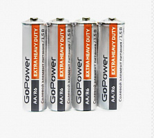 Батарейки GoPower R6 AA SHrink 4 105