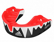 Капа ADIDAS Opro Platinum Gen4 Self-Fit взрослая ADIBP36 черно-бело-красная