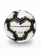 Мяч футбольный ALPHAKEEPERS LEAGUE PRO II*4 white\yellow 9402  