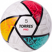 Мяч футбольный TORRES Pro, р.5, 32 панел.4 подкл. слоя, ручная сшивка мультиколор