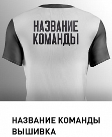 Нанесение фамилии или название команды