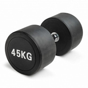 Гантель 45 кг обрезиненная круглая