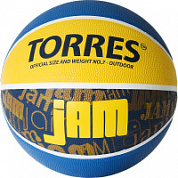Мяч баскетбольный TORRES Jam B02047 р.7 резина, нейлон. корд, бут.